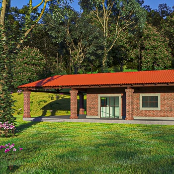 Projeto residencial para casa de campo