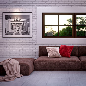 Projeto de decoração de interiores para casa de campo